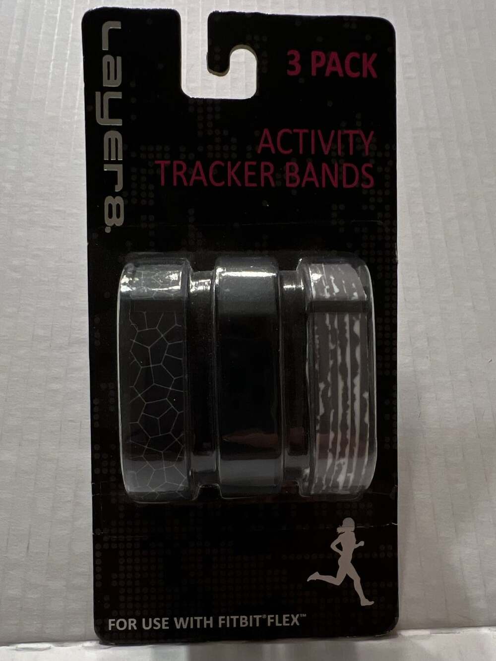 Layer 8 3-Pack Activity Tracker Bands for Fitbit Flex
